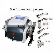 Professional 6 in 1 Multipolar rf Vacuum Cavitation Cellulite Massager Fat Removal Machine thumbnail-2