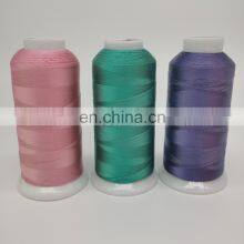 Filament Embroidery Thread Low Shrinkage Factory Manufacturer 120d/2 100% Polyester Sewing Thread thumbnail-2