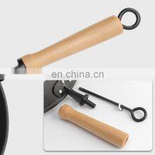 Heavy Duty Non-stick Chinese Cast Iron Wok thumbnail-5