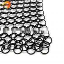 Modern Stainless Steel Ring Wire Mesh Woven Decorative Metal Net thumbnail-3