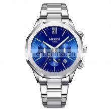 Dropshipping NIBOSI 2519 Luxury Reloj Stainless Steel Back Japan Movt Watches for Men Original thumbnail-4