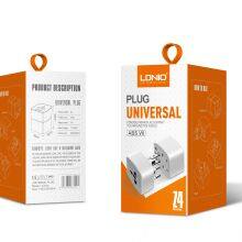 LDNIO Factory Hotselling Z4 Adapter 100-240V,10A Z4 Home Charger/ Travel Adapter EU/US/UK 3 IN 1 thumbnail-5