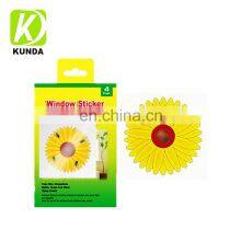 Sunflower Window Sticker Fly Gnats Glue Trap Strip Fly Glue Catcher