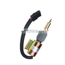 12V Flameout Solenoid Valve 3926411 For 6CT Diesel Engine thumbnail-2