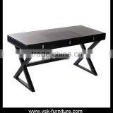 DK-011 Solid Wood Cross Legs Study Writing Desk thumbnail-1