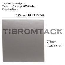 1 Pc Square Titanium Sintered Plate Micron Pore Size Precision 10μm Experimental Research Foam Titanium Any Laser Cutting Available thumbnail-3