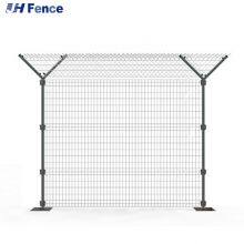 358 Anti Climb Metal Clear Vu Welded Wire Mesh Clear View Fence zum Verkauf Flughafenzaun-Hersteller, einfach zu montieren thumbnail-2