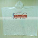 PE PVC Plastic Hooded Waterproof Poncho thumbnail-5