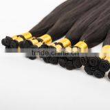 Double Drawn Virgin Russian Remy Hair Hand Tied Hair Weft thumbnail-4