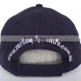 Customized Six Panel Promotional Dark Blue Cotton Baseball Hat From China thumbnail-4