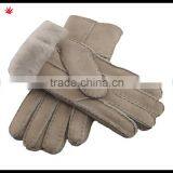 2016 Women's Fashion Yellow Double Face Integration Fur Gloves thumbnail-1