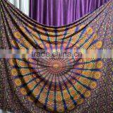 Beautiful Peacock Mandala Hot Selling Tapestries Wall Decor Boho Yoga Mat thumbnail-5