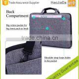 15.6-Inch Multi-functional Suit Fabric Portable Laptop Sleeve Case Bag for Laptop, Tablet, Macbook, Notebook - Grey thumbnail-3