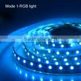 16.4FT Double Row 5050 RGB LED Strip 5M 600 Led SMD Led Fleible Light Ribbon Tape & DC 12V 10A Power & 86bo Dimmer Controller thumbnail-4