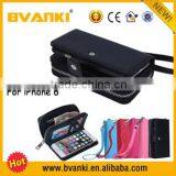 Fancy Mobile Accessories Cell Phone Credit Card Holder For IPhone 6 Case Leather,Genuine Leather For IPhone 6 Case Plug-in Cover thumbnail-1