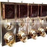 Coffee Bean Dispenser/Coffee Bean Silo/ High Qualified Brass Plated Coffee Silo With Scoop KBN80 thumbnail-3