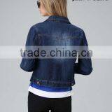 2016 New Arrival Clothing Factories Denim Jacket Leather Sleeve thumbnail-6