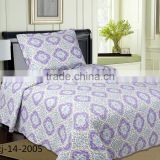 Home textile quilt bedding quilt with microfiber filling