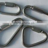 Rigging Hardware Stainless Steel Triangle Zinc Plated Delta Shaped Quick Link For Wire Rope thumbnail-4