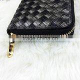 High Quality Fashion Black Women PU Wrinkle Cluth Wallet Famous Brand Designer Bag Purse Wallet thumbnail-4