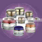 Exquisite Design Plastic Cosmetic Acrylic Empty Cream Jar for Cosmetic Round Series