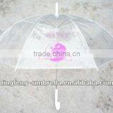 Auto Open Durable Transparent Umbrella Popular Umbrella for Advertising