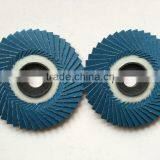 4" 100x16mm Zirconium Abrasive Flap Disc thumbnail-3