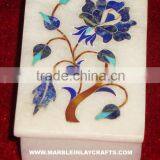 Marble Inlay Decorative Box, Marble Inlay Jewellery Boxes thumbnail-1