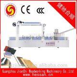 gold and hot glue PVC wrapping machine
