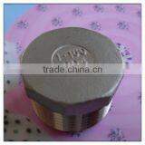 Stainless Steel Casting Pipe Fitting 3/4inch Bsp Screwed Hexagon Plug