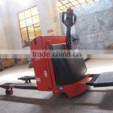 Red Color Small 2 Ton Standing Electric Pallet for Klift Truck thumbnail-3