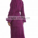 Wholesale Warm Soft Breathable Printed Women's Fleece Bathrobe thumbnail-2