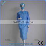 china supplier Disposable SMS STERILED Green strile surgical and hospital gown in cheap price