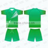 Custom Green Polo Collar Design Soccer Jersey Soccer Shorts thumbnail-1