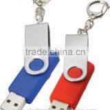 Cheapest Promotional Gift HD Colorful Custom Logo Printing Key Chain Swivel Twister 1GB, 2GB, 4GB, 8GB Usb Flash Pen Drive Supplier's Choice