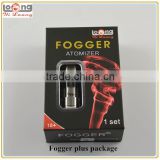 yiloong 4ml capacity Fogger plus single ceramic coil dual ceramic coil and rba coil self clean function