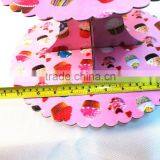 35cm High Fantasy 3 Tier Cardboard Cupcake Stands thumbnail-4