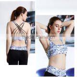 Fashion Bra Active Wear Custom Sport Bra Elastic Band Yoga Sport Bra Women thumbnail-2