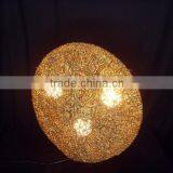 Decorative Rattan Wicker Wall Lamps or Absorb Dome Light thumbnail-2