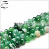 Seven Mixed Color Stripe Agate Natural Gemstone Loose Beads Strand Round Crystal Energy Stone Healing Power for Jewelry Making thumbnail-3