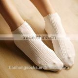 zhuji popular fashion new design low cut women boat socks teen girls white tube socks