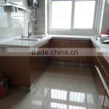 2014 New Modern Hot Sell High Quality Wholesale Melamine /pvc/hpl/veneer Kitchen Cabinet for All Kind of Familiy thumbnail-1