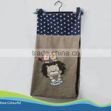 New Design Cotton Embroidery Nappy Stacker Diaper Bag Nappy Bag Diaper Stacker