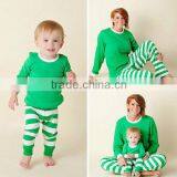Family Cotton Christmas Pajamas With Stripe Red/green/blue thumbnail-4