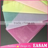 Fashion OEM transparent colorful plastic image plate for nail art stamping                        
                                                Quality Choice