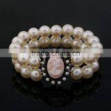 Free Sample Latest Design Luxury Pearl Bracelet for Wedding