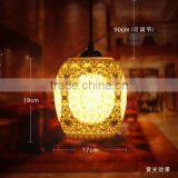 Vintage LED Pendant Light Blue White Porcelain Ceramic Loft Coffee Bar Restaurant Kitchen Lights thumbnail-6