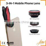 Innovative Phone Accessories Clip 198 Degree Fisheye Lens 0.63x Super Wide Angle Lens+15x Macro Lens Smartphone Special Lens thumbnail-6