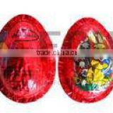 chocolate packing aluminium foil moulding egg wrapping