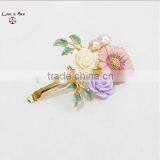 2015 Fashion Hair Accessories Colorful Flower Design Hair Pin thumbnail-1